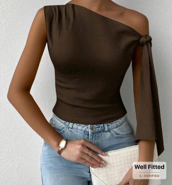 Top asymétrique chic femme