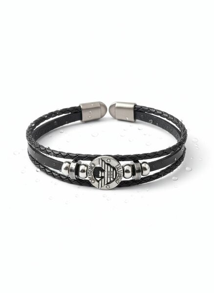 Bracelet en cuir style BOSS