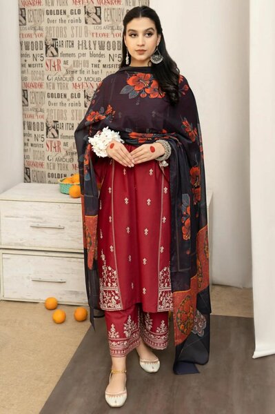 Airjet lawn embroided collection DC FREE