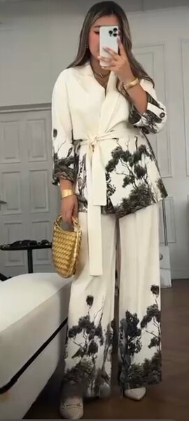 Ensemble élégant floral