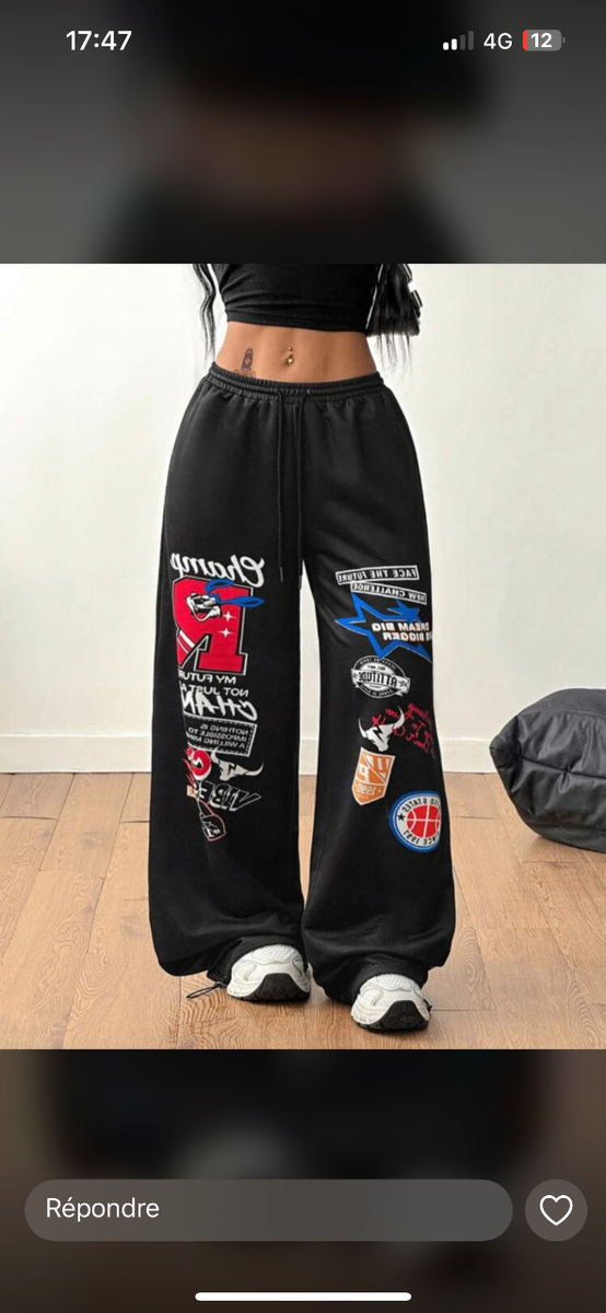 Pantalon ample streetwear