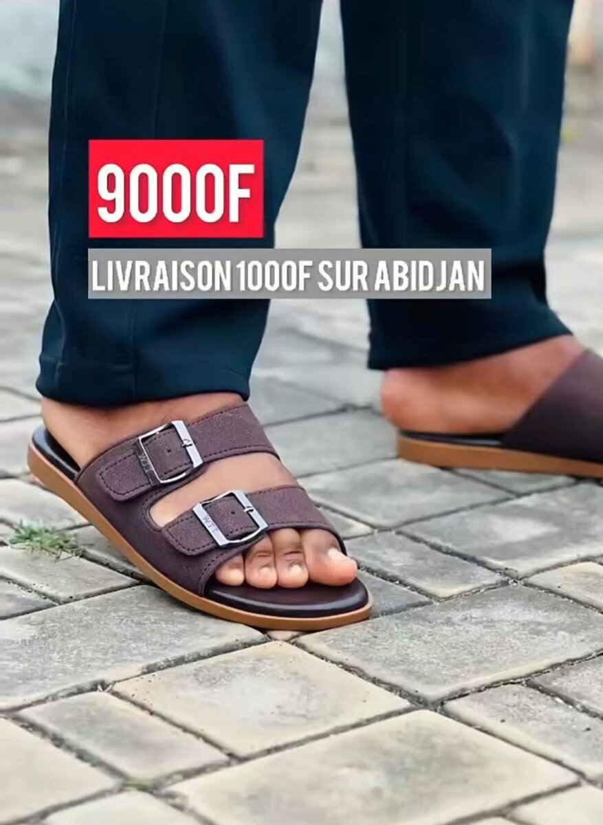 Sandales à Boucles Homme