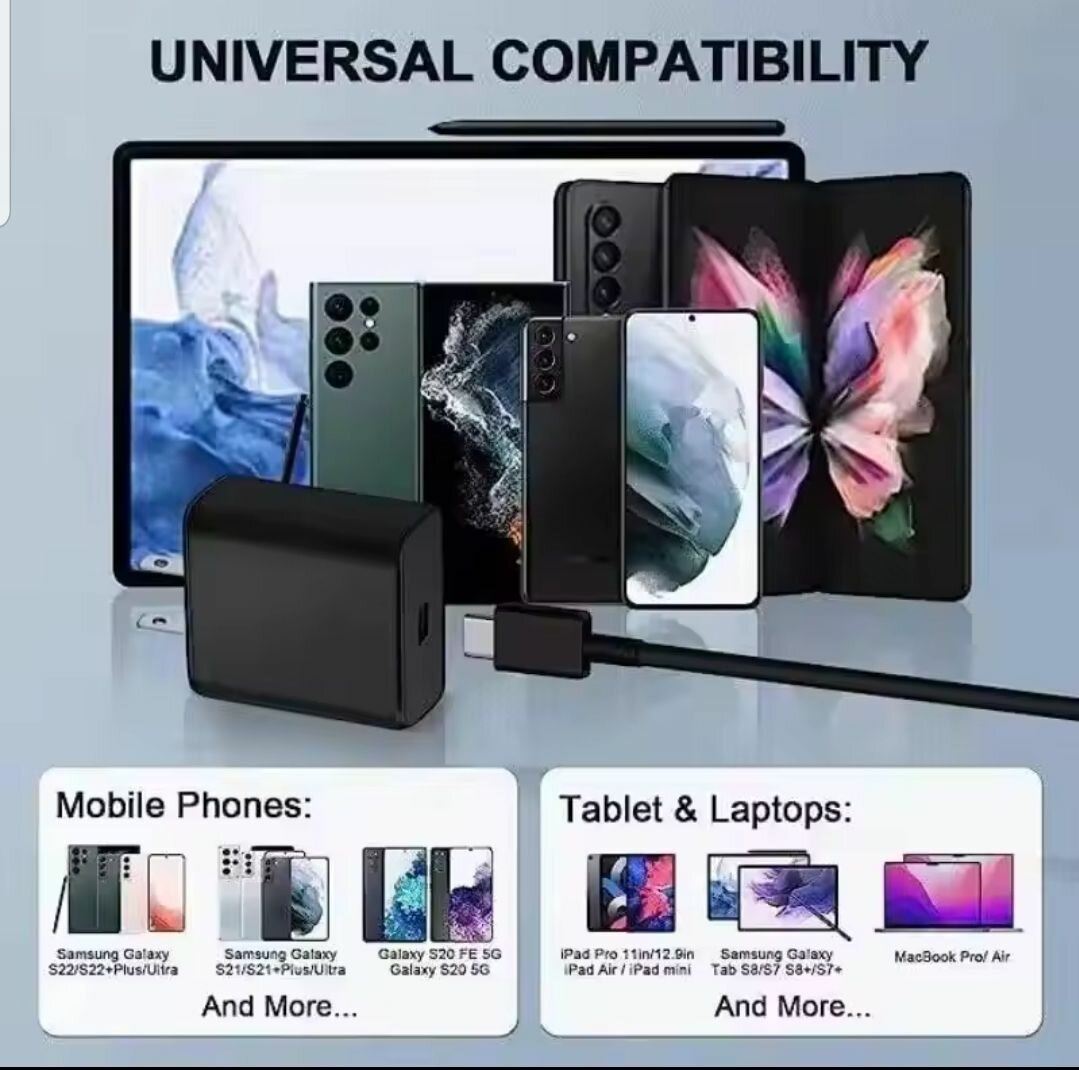 Recrsi Chargeur Super Rapide 45W Haute Qualité - Cable 7A