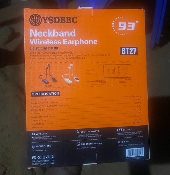 Écouteurs sans fil YSDBBC