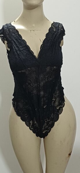 Body en dentelle noire