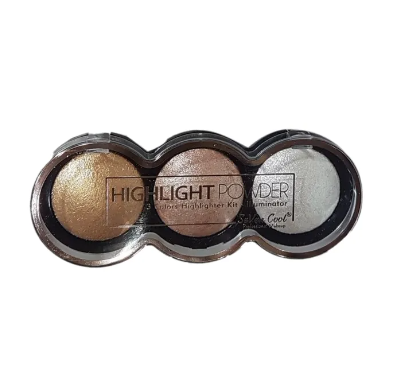 HIGHLIGHT POWDER 3 IN 1 KIT