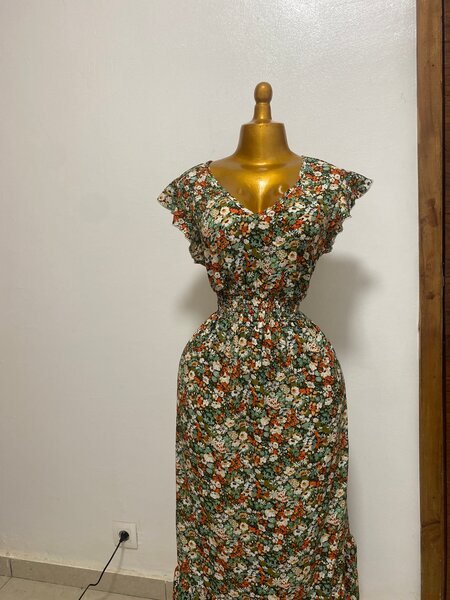 Robe florale élégante été