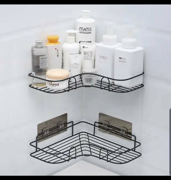 Bathroom corner basket