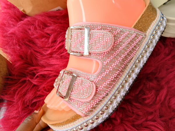 Sandales Mode Strass Femme