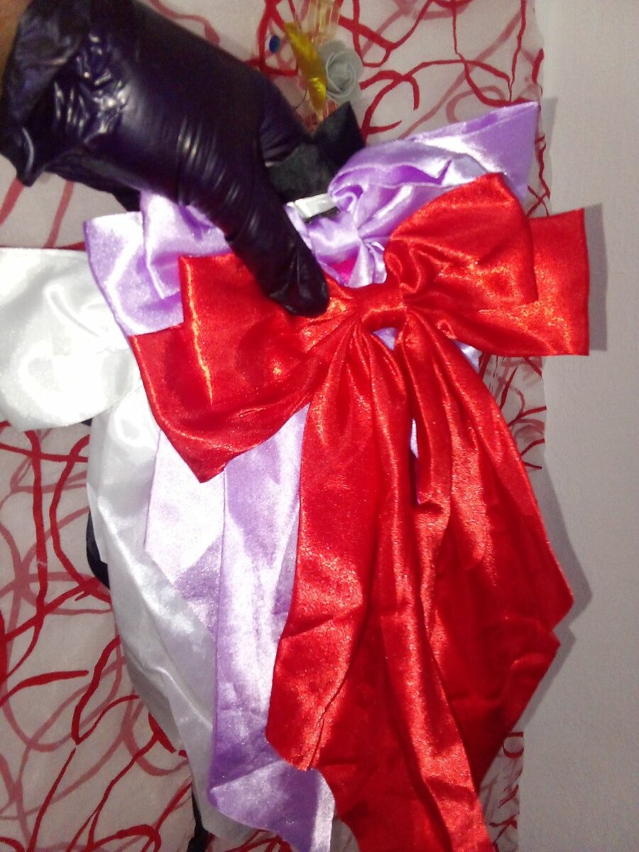 Noeud décoratif en satin