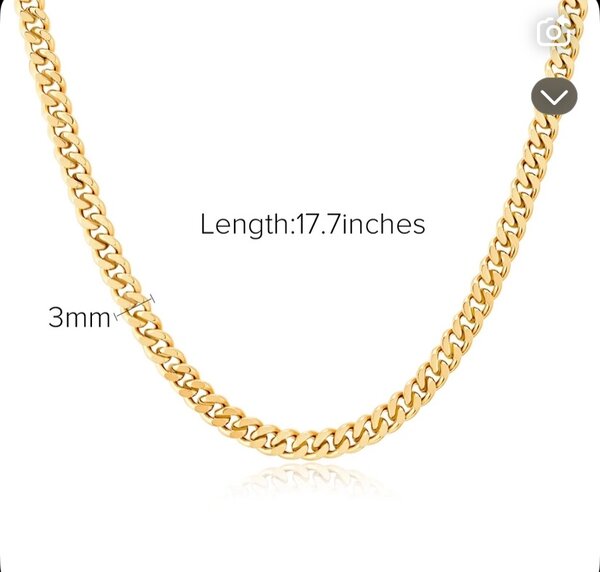 Stainless steel Cuban