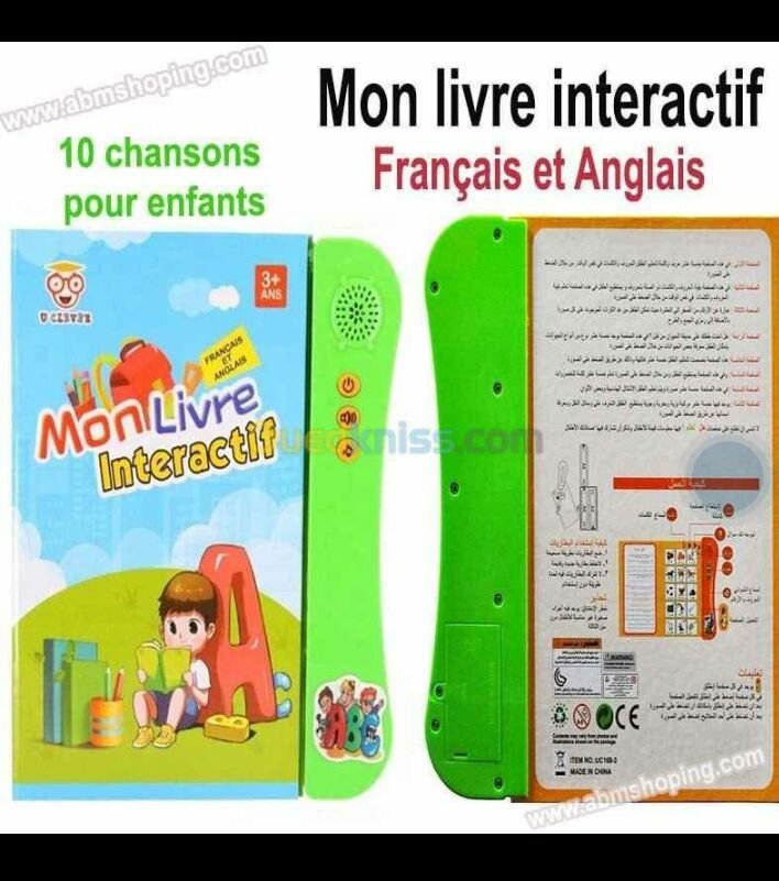 Livre interactif bilingue enfants