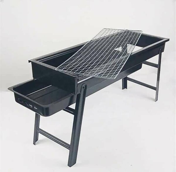 Barbecue portatif pliant en métal