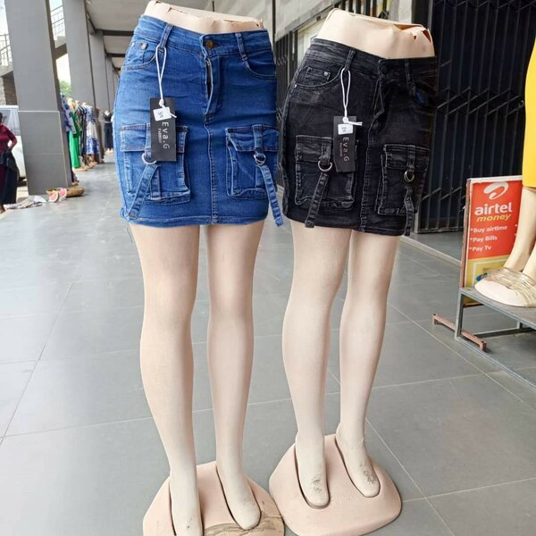 Denim skirts