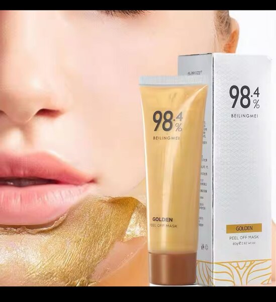 98.4% Gold face mask