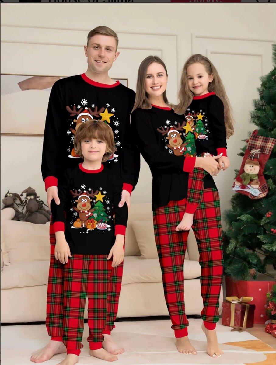 Pyjama familial de Noël