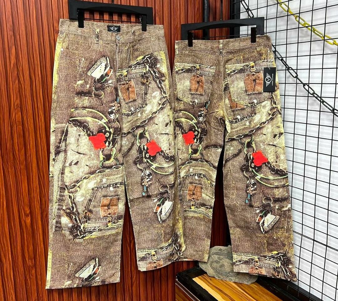 Jeans imprimés tendance