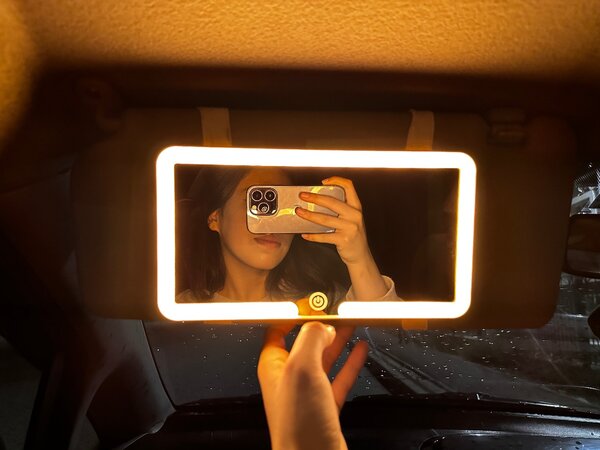 Led зеркало для машины