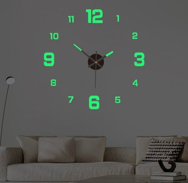 Horloge Murale 3D Lumineux