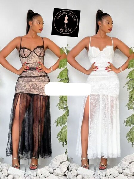 Robe en dentelle élégante