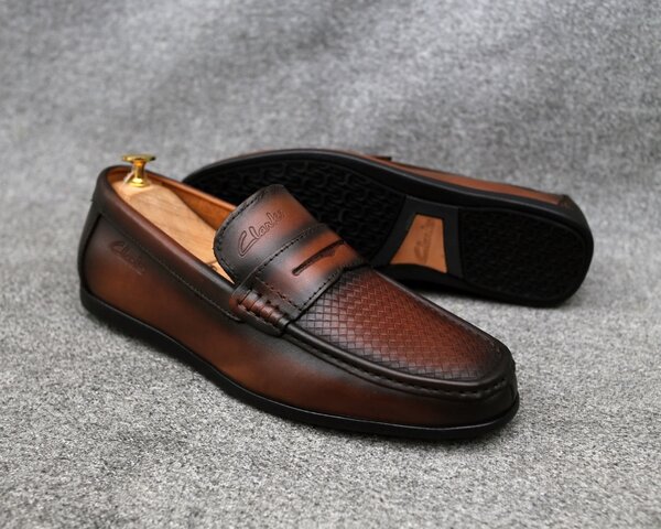 Mocassins en cuir élégants