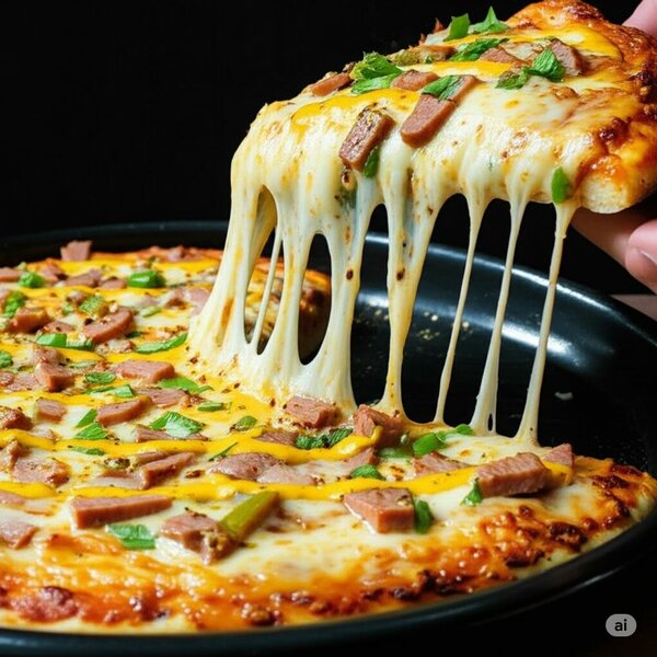 Pizza jambon-fromage