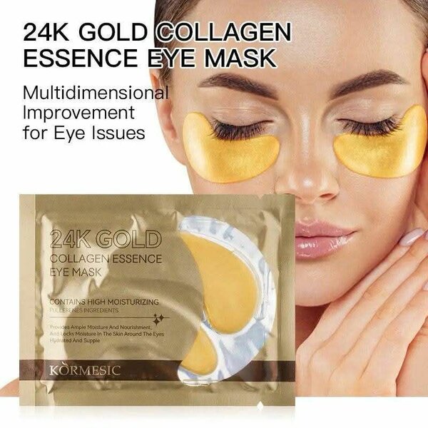 24k golden Eyes mask