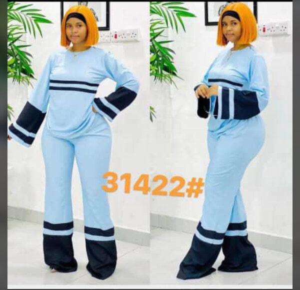 Ensemble Lounge Bleu Élégant