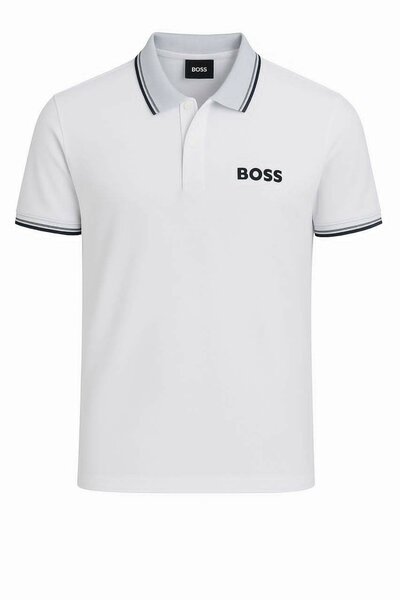 Polo blanc élégant BOSS