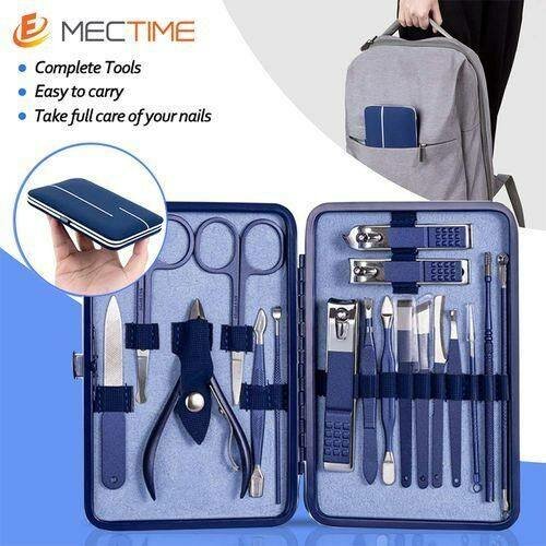 MecTime Trousse Manucure 16 Pièces