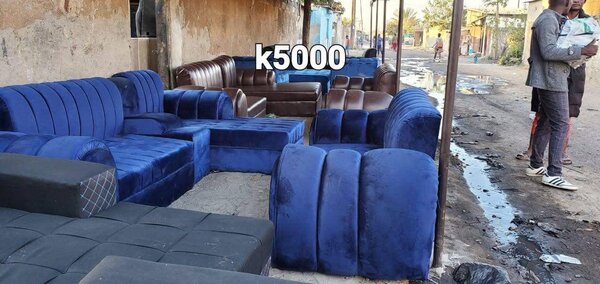 Set of beautiful soft home furniture