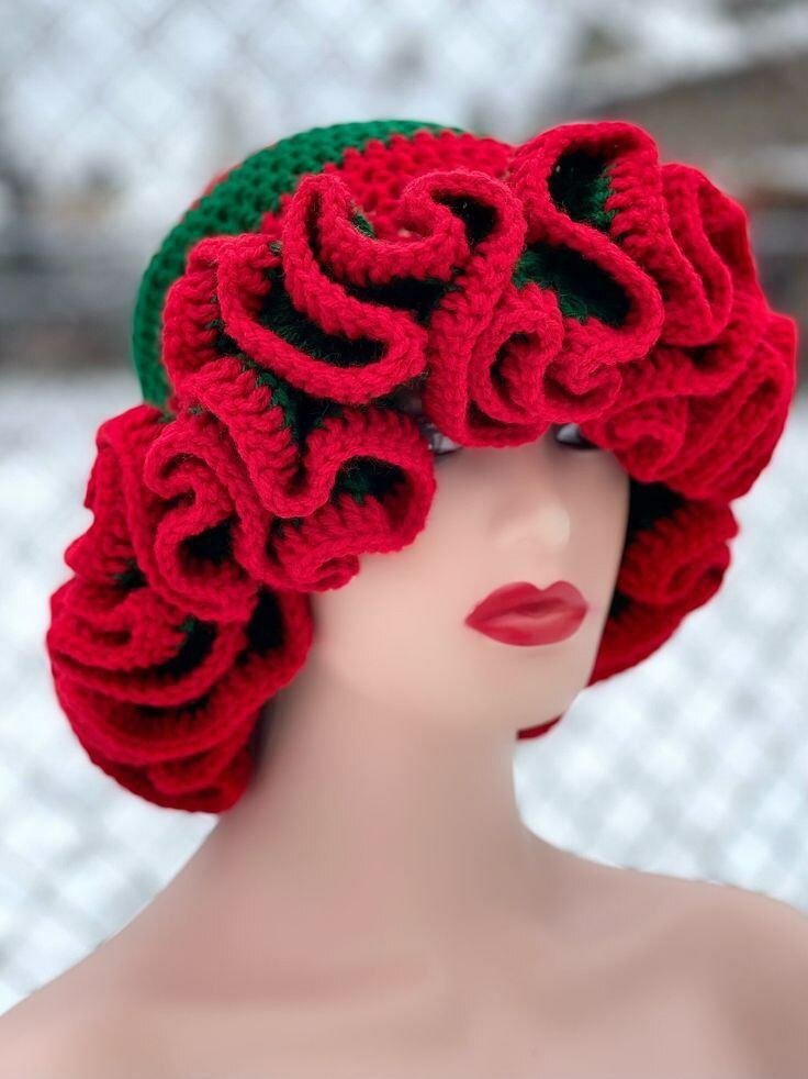 Chapeau crochet féminin