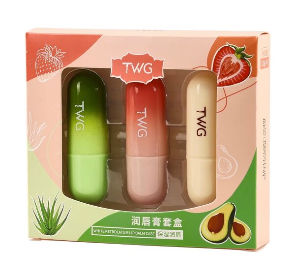 Ensemble de baumes à lèvres hydratants