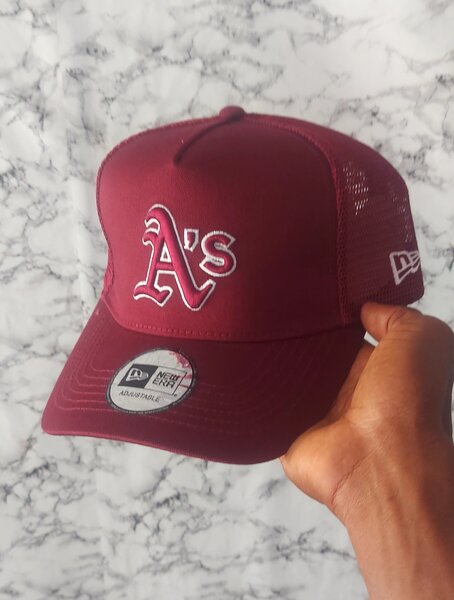 Casquette A's New Era Bordeaux