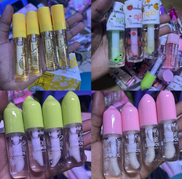 Ensemble Huiles à Lèvres Fruitées