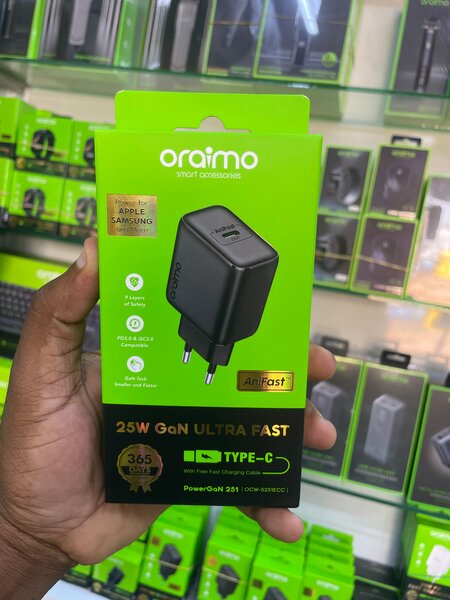 Chargeur Oraimo 25W Ultra Rapide