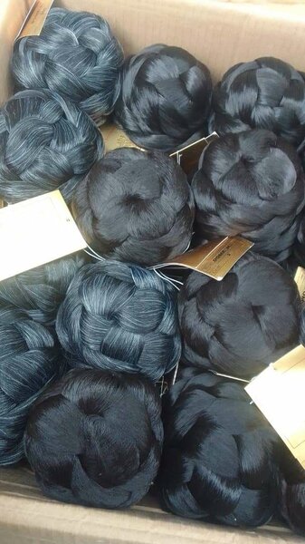 Cheveux Synthétiques Noirs