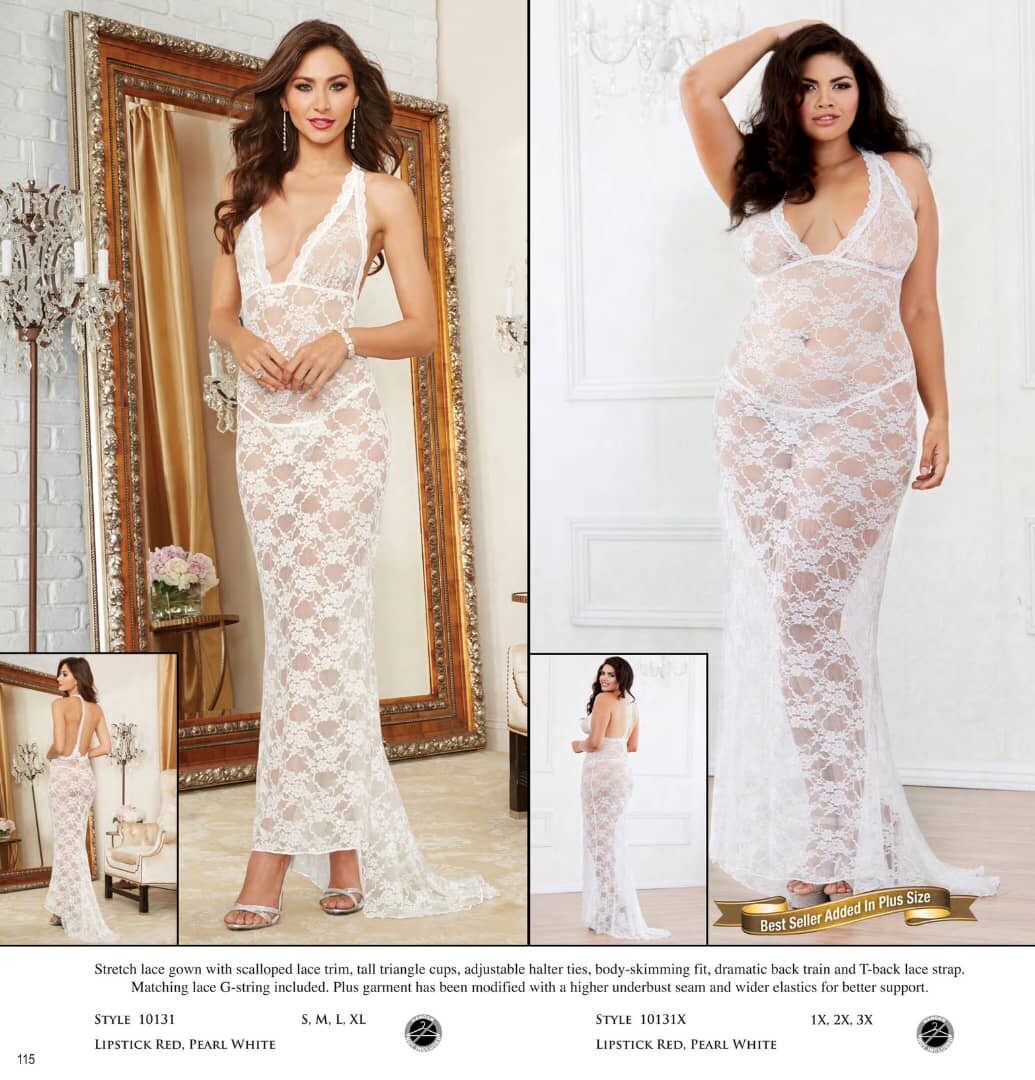 Robe de soirée en dentelle élégante