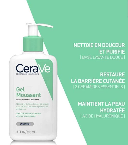 Gel moussant Cerave 236 ml