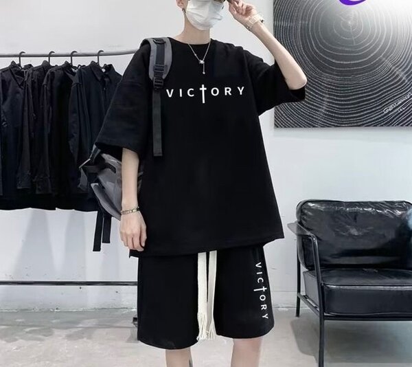 Complet short tshirt oversize