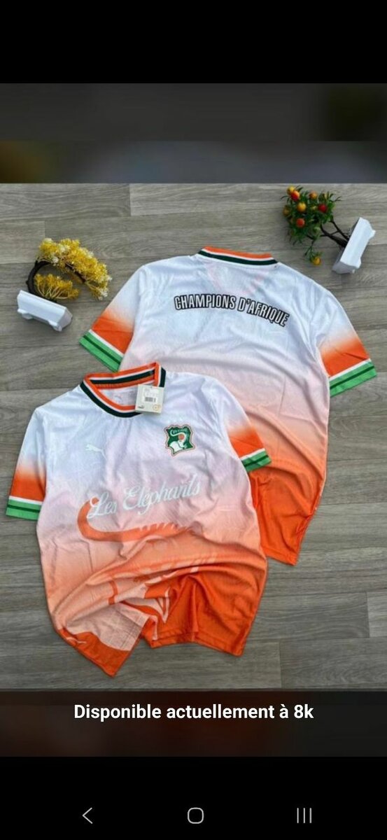 Maillot Côte d'Ivoire Foot