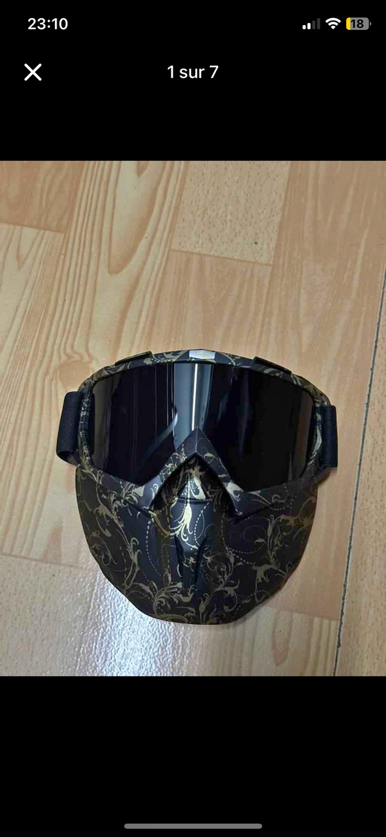 Masque de Motocross Stylé
