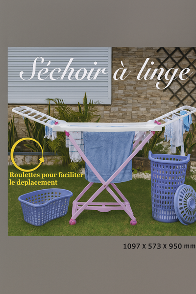 Séchoir à linge pliable
