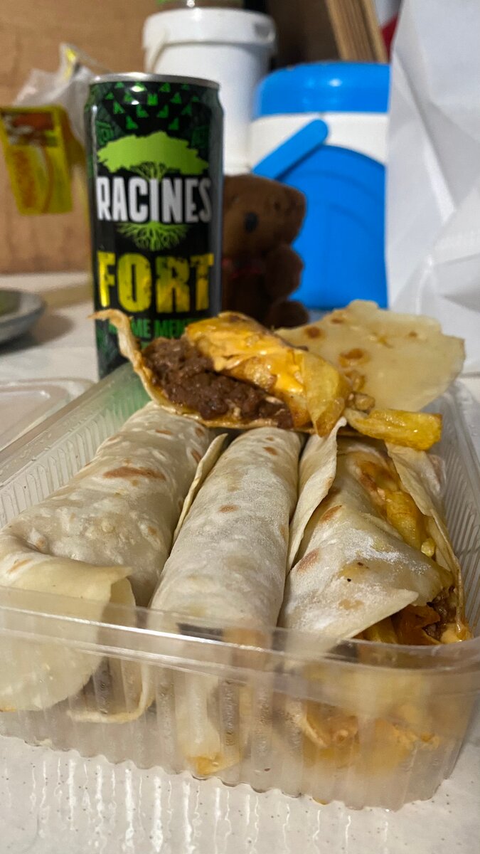 5 Tacos viande Fromage Fondant