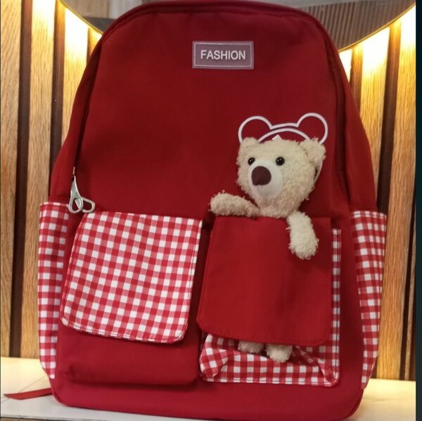 Sac à dos enfant avec ours en peluche