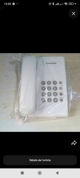 Téléphone filaire Panasonic