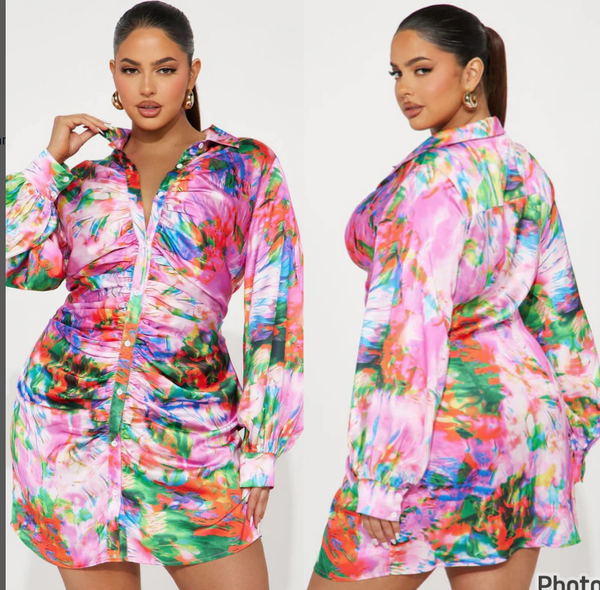 Fashion nova shirt dress