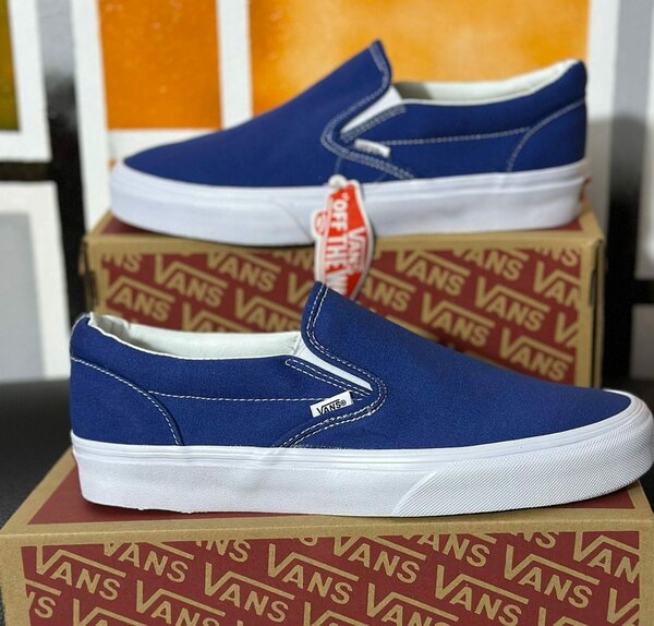 Mocassins Vans bleus