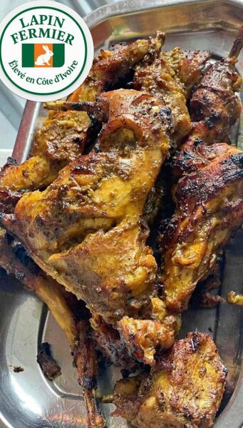 Lapin Fermier Grillé Savoureux