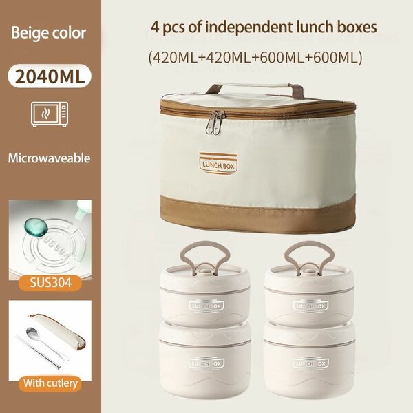 Lunch bowl/stainless inside